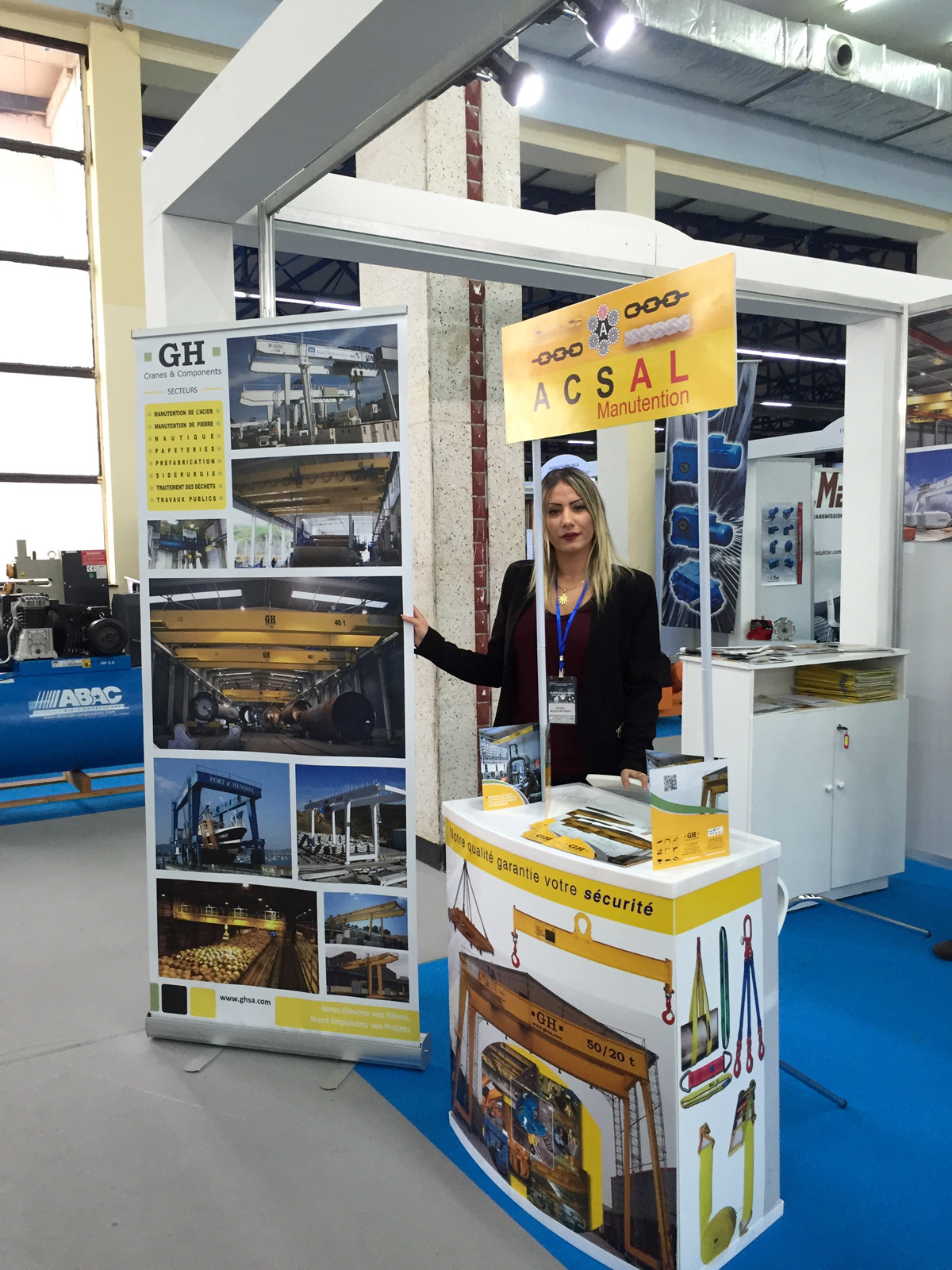 GH CRANES & COMPONENTS no salão da Indústria 2015 em Alger